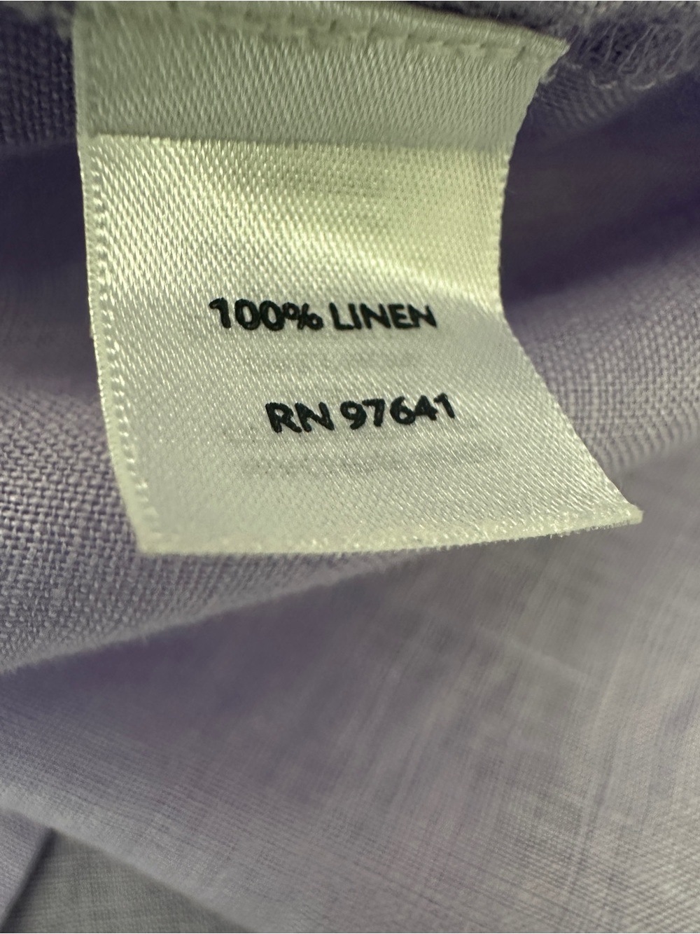 J. Jill Lavender Linen-Blend Tunic dress - Picture 6 of 6